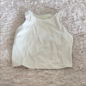 Lululemon Athletica Cream Crop Top